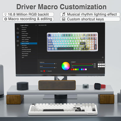 AULA Teclado Mecánico Inalámbrico F99 (RGB)