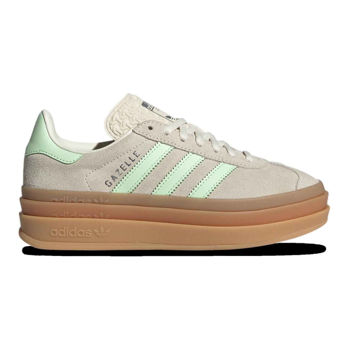 adidas Originals Gazelle Bold - Girls' Grade School (JQ7410, Green/Tan)