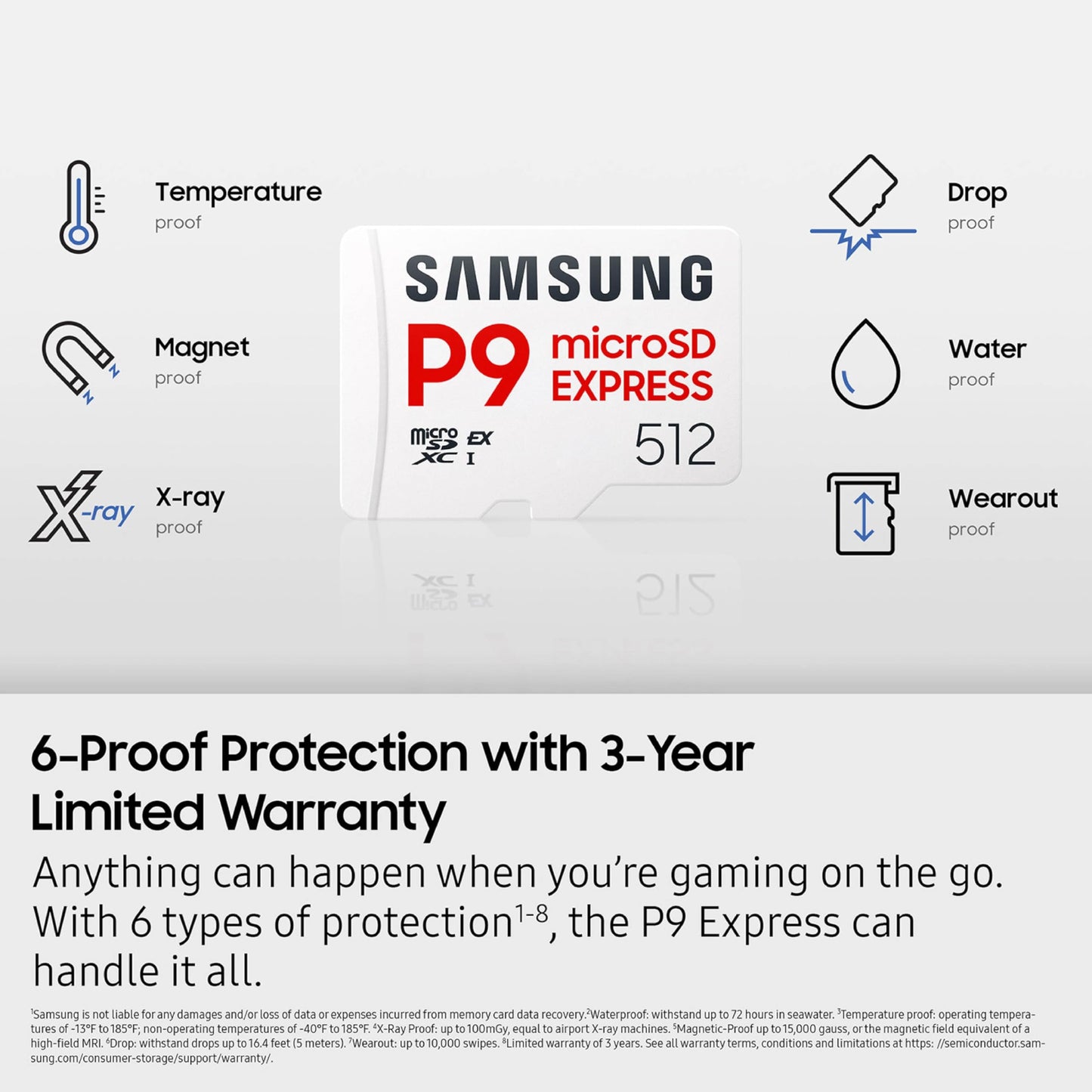 Samsung Tarjeta de Memoria P9 Express microSDXC (512GB)