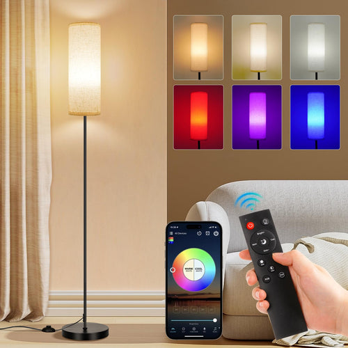 FRIDEKO HOME Lámpara de Pie Inteligente (9W / Beige)