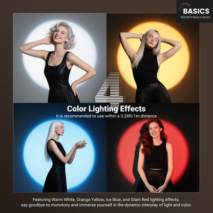 NEEWER Basics Linterna de Fotografía RGB (FL10)
