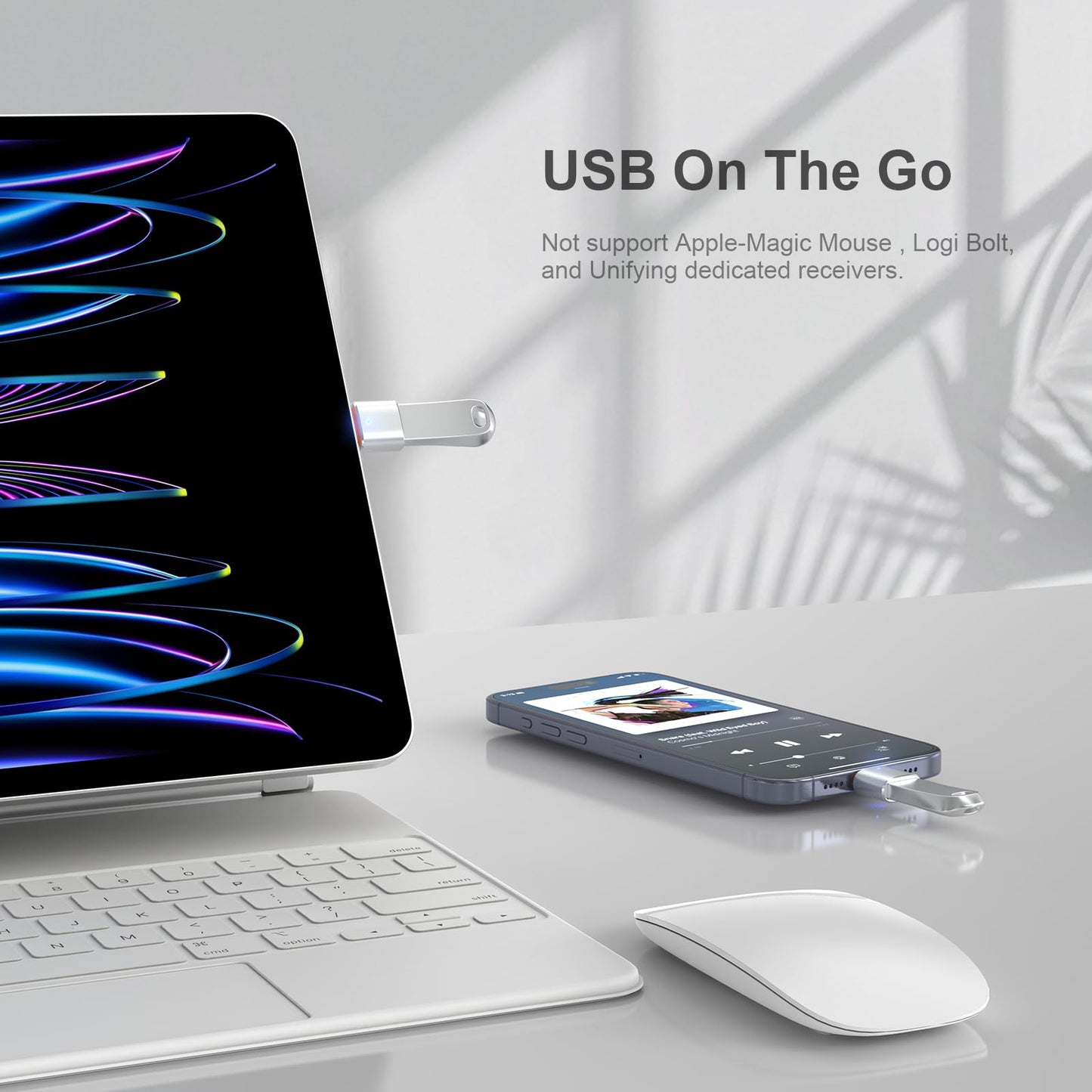 Duyasurs Adaptador USB C a USB 3.0 OTG (Paquete de 3)