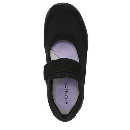 Vionic Womens Walk Slim Giselle Sneaker Black