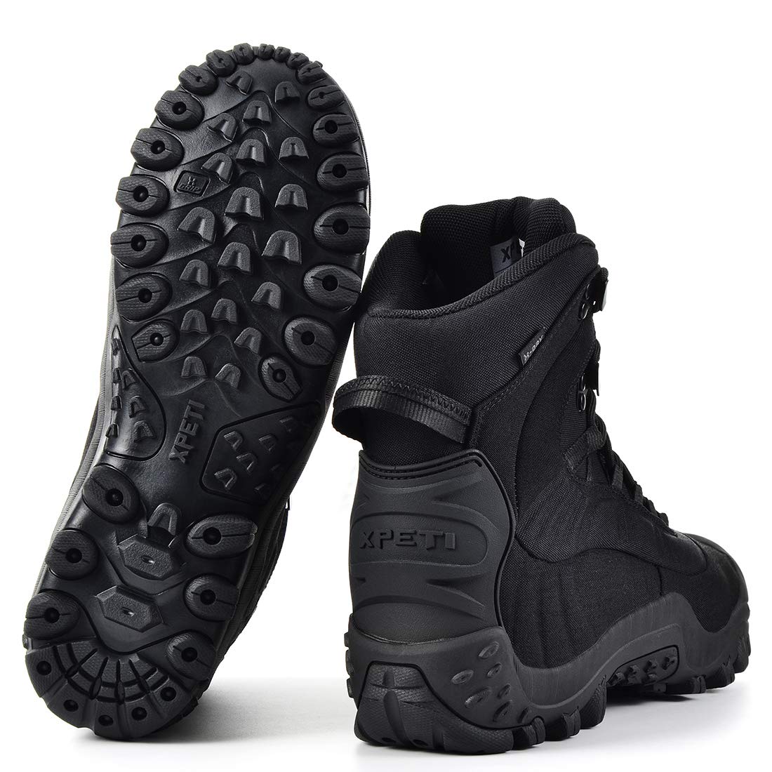 XPETI Thermator Waterproof Tactical Boot for men 8 Inches Military Boots Men 8 Black
