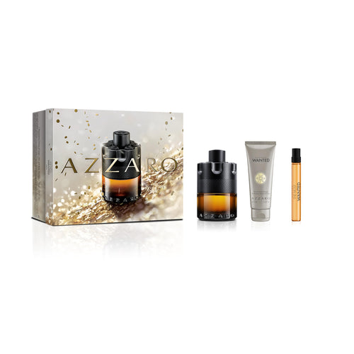Azzaro Set The Most Wanted Parfum de 3 Piezas para Hombre