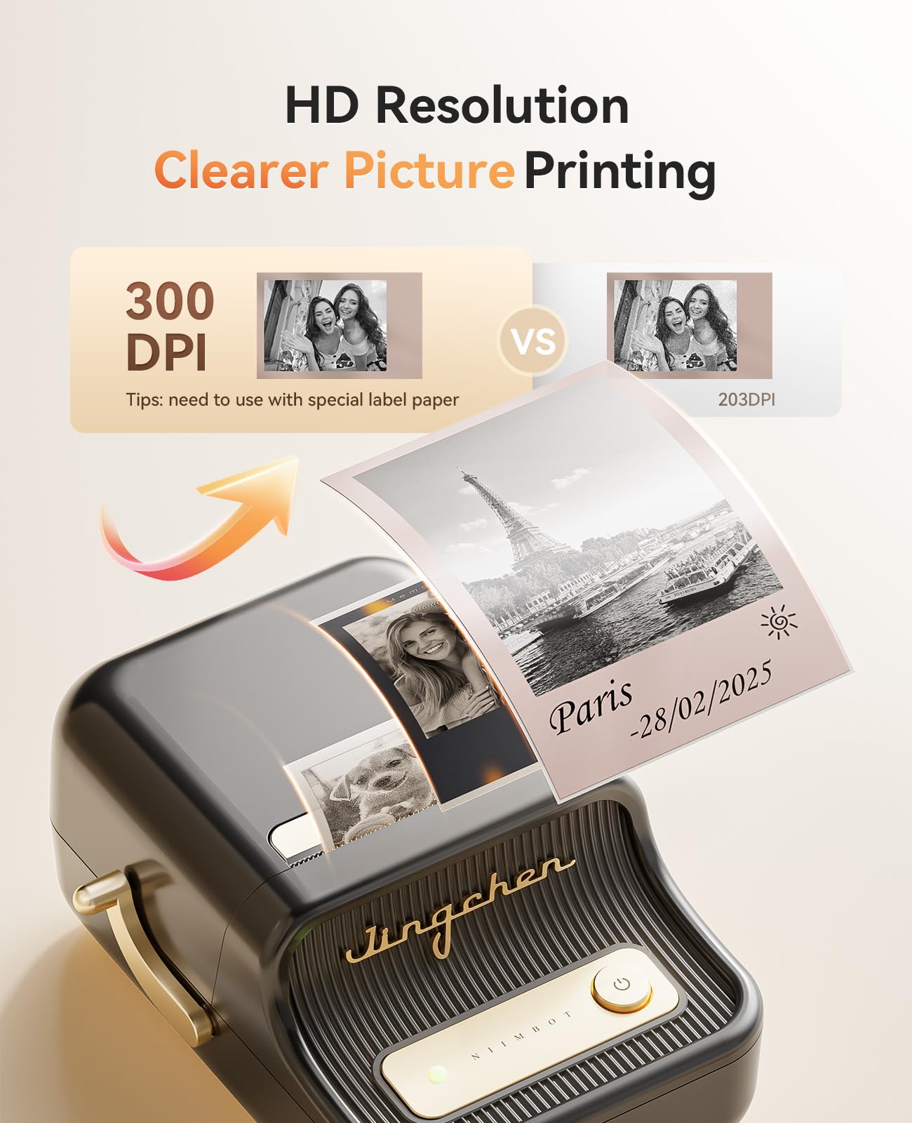 NIIMBOT Fabricante de Etiquetas B21 Pro (300DPI / Negro)
