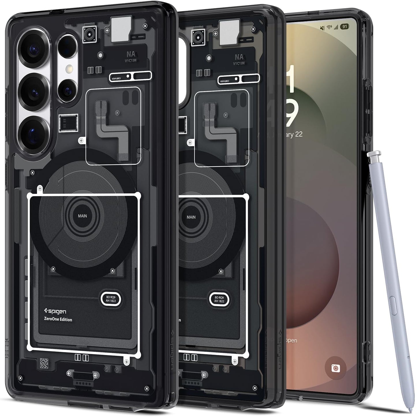 Spigen Funda Ultra Hybrid MagFit para Galaxy S25 Ultra (Zero One)