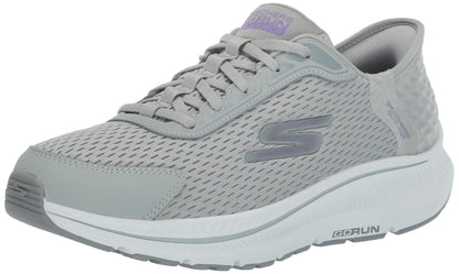 Skechers Women's Hands Free Slip-Ins Go Run Consistent 2.0 Endure Sneaker, Gray/Lavender