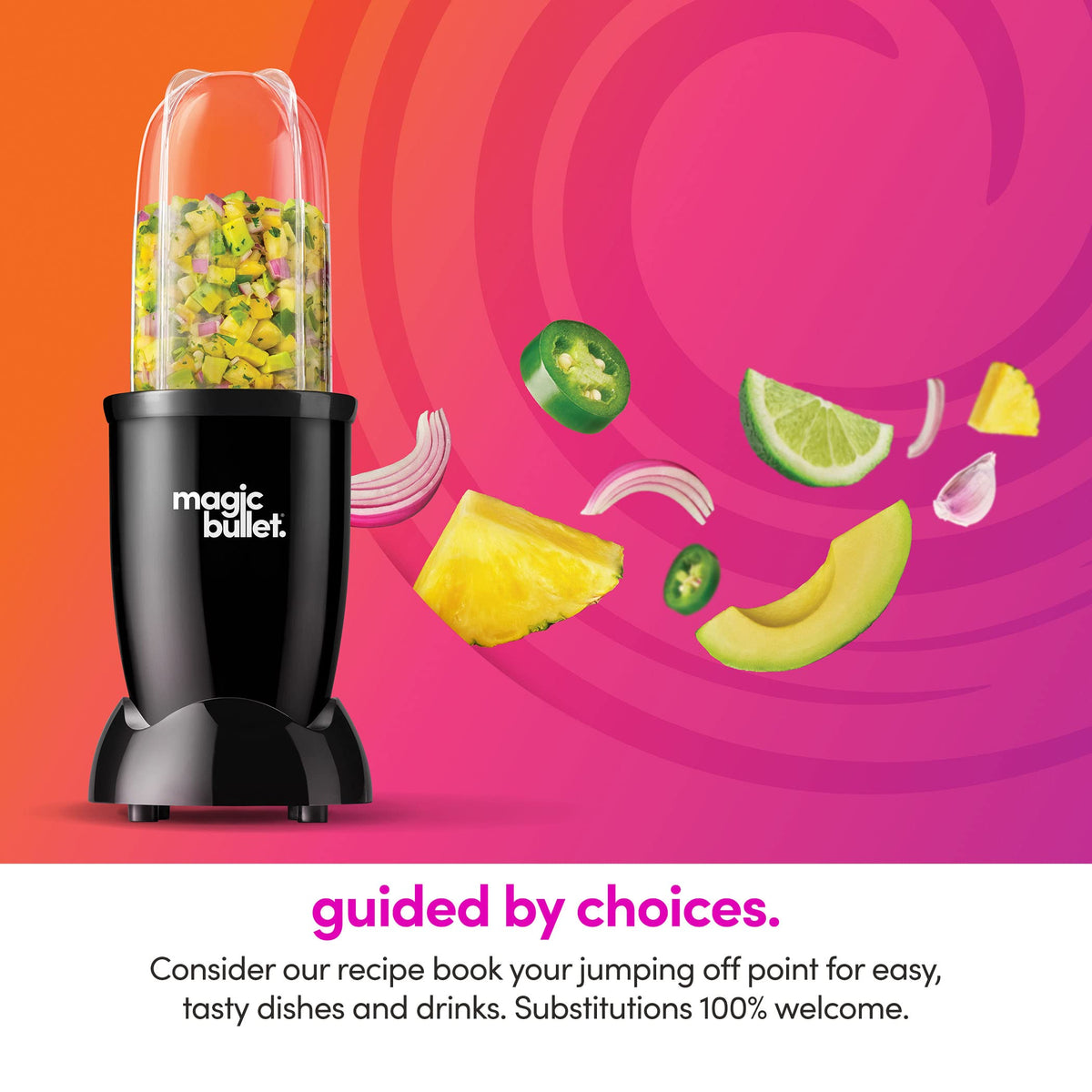 magic bullet® Licuadora Personal MBR-1101AK (250 Watt / Black)