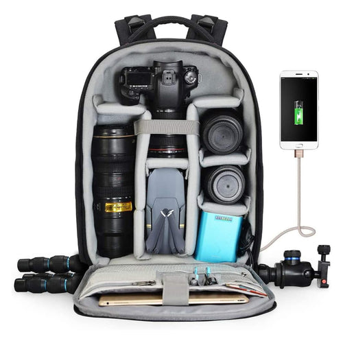 CADeN Mochila Profesional para Cámara DSLR (Mujer/Hombre)