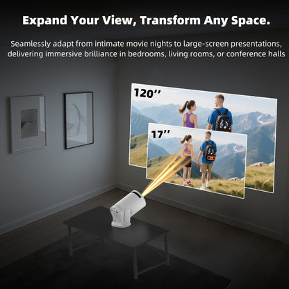 Mini Proyector de Video Inalámbrico Q5 mate (Resolución 1080P / Soporte 4K)