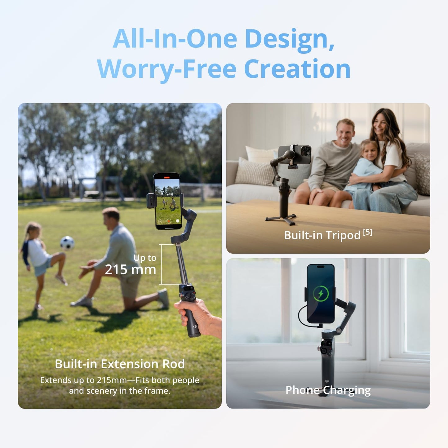 DJI Osmo Mobile 8 Estabilizador de Teléfono Combo Avanzado
