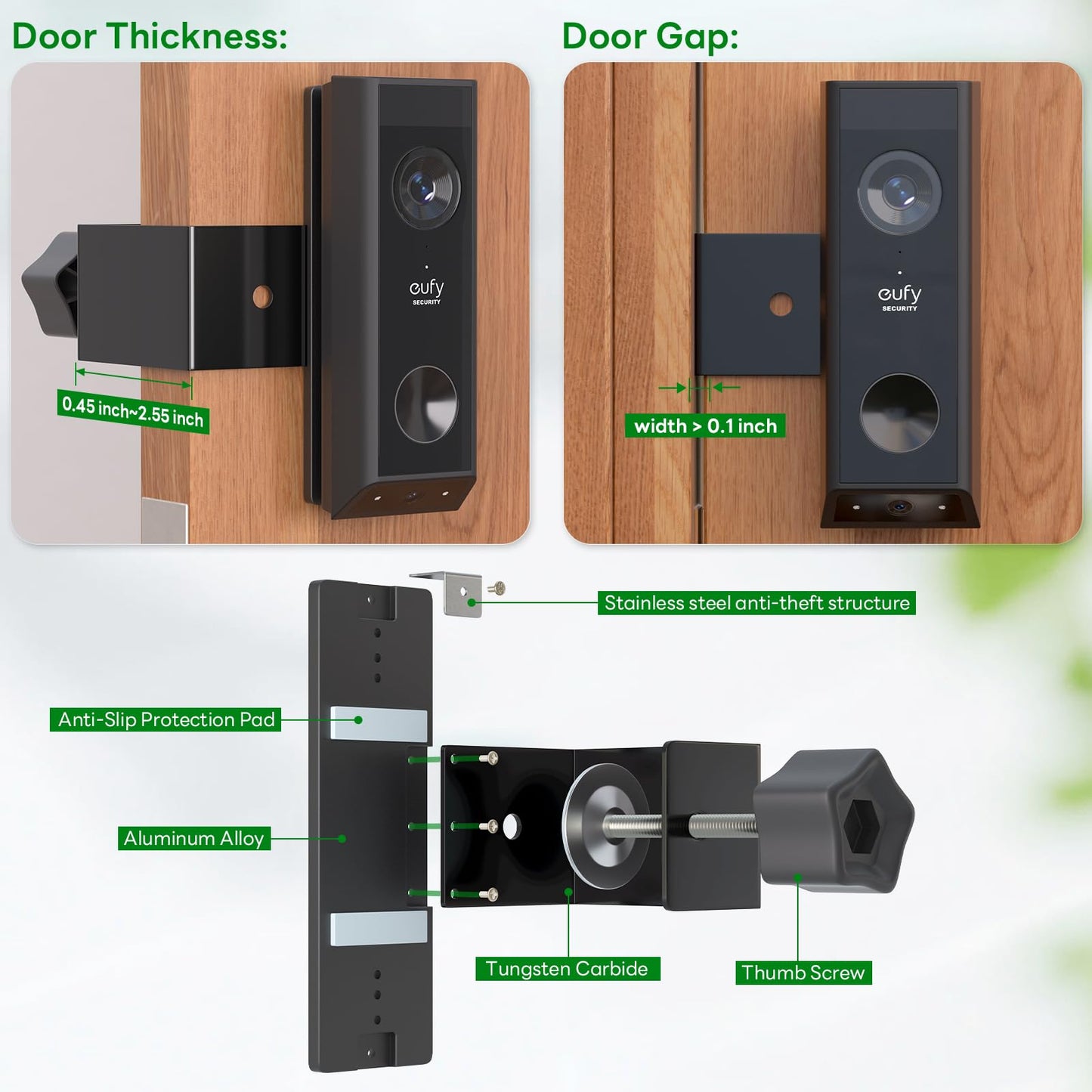 Soporte Antirrobo para Timbre Eufy E340