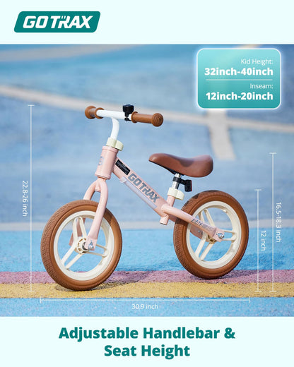 Gotrax Bicicleta de Equilibrio KS12 (12" / Pink)