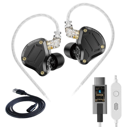 KZ Audífonos In Ear ZS10 Pro 2 USB C con Micrófono