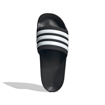 adidas Sandalias Adilette Shower para Adulto (Talla 8 / Negro y Blanco)