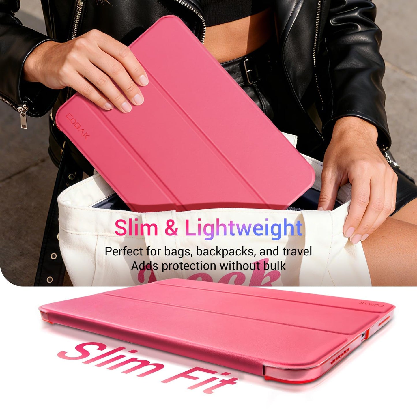 CoBak Funda Protectora para iPad (Raspberry)