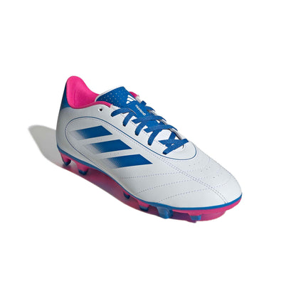 Adidas Unisex-Adult Goletto IX Firm Ground/Multi Ground Soccer, White/Bright Royal/Team Shock Pink