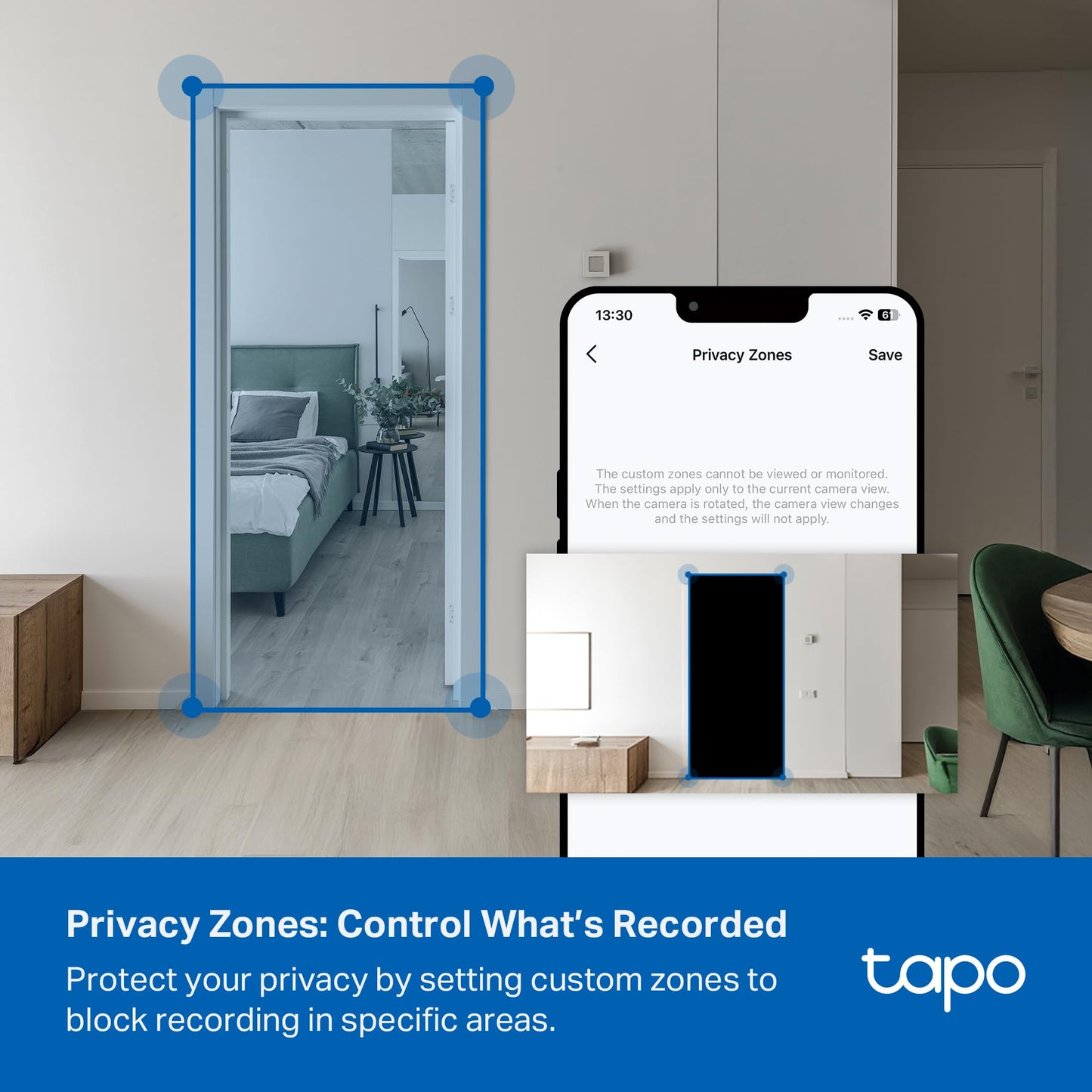Tapo Cámara de Seguridad Inteligente para Interiores 4K Pan/Tilt (C260)