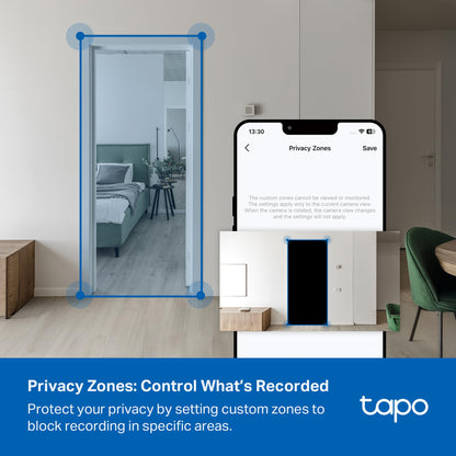 Tapo Cámara de Seguridad Inteligente para Interiores 4K Pan/Tilt (C260)
