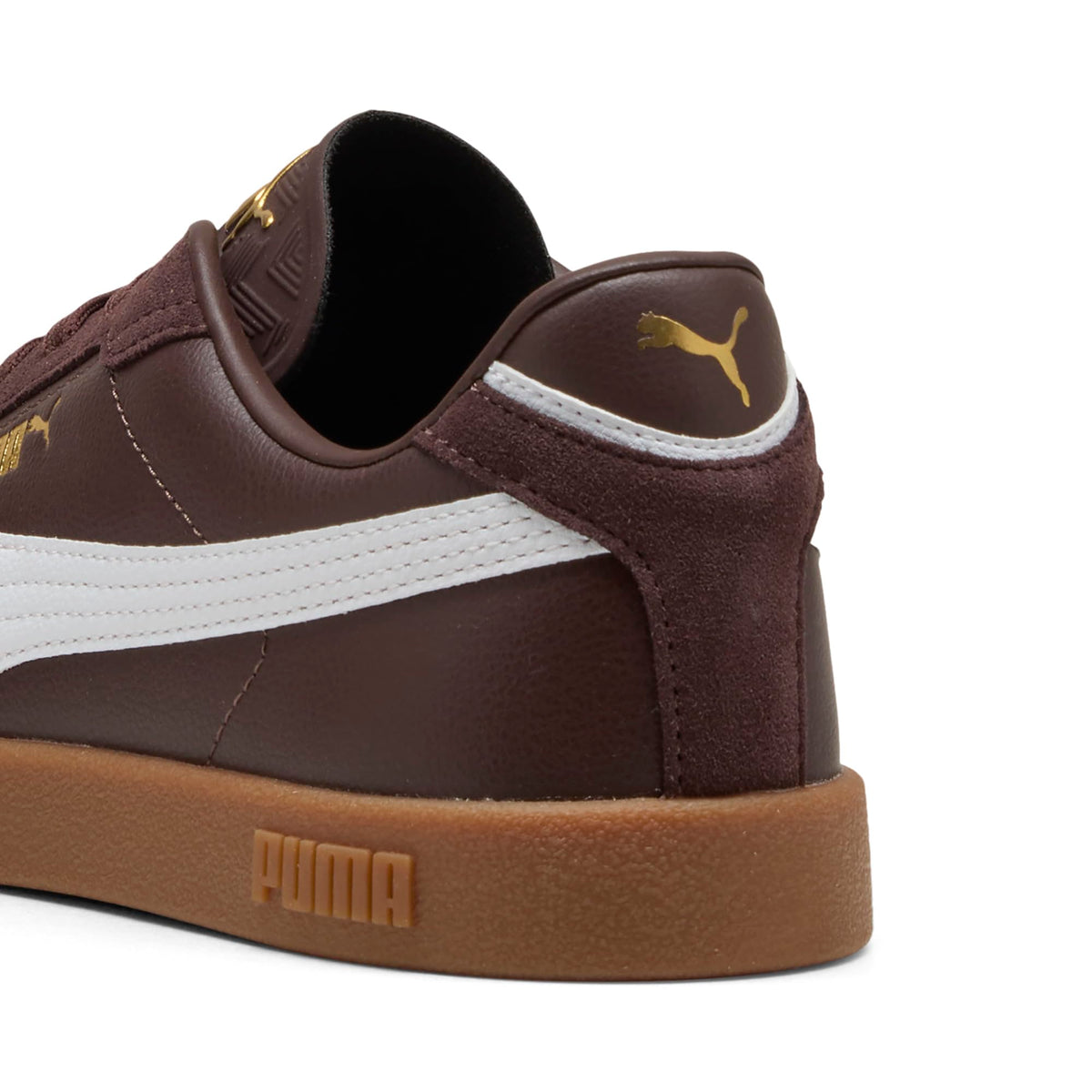 PUMA Men's Club II Era Shoes, Chocolate Brown- White SS26, Puma Club Ii Era