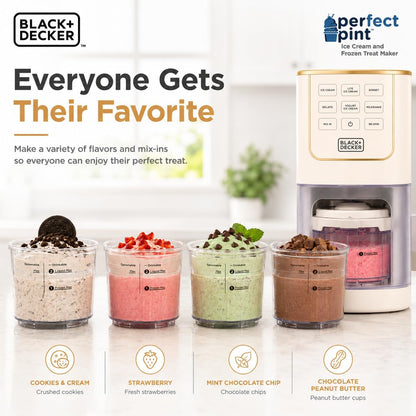 BLACK+DECKER Máquina para Hacer Helados en Casa