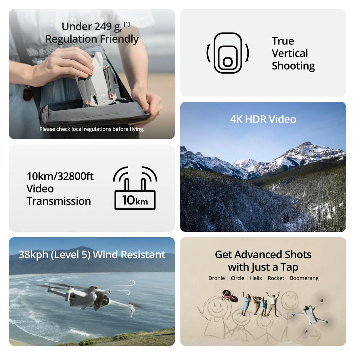 DJI Mini 3 Fly More Combo With DJI RC, 3 Batteries