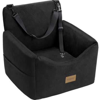 JOEJOY Asiento de Coche para Perros de hasta 35lbs (Negro)