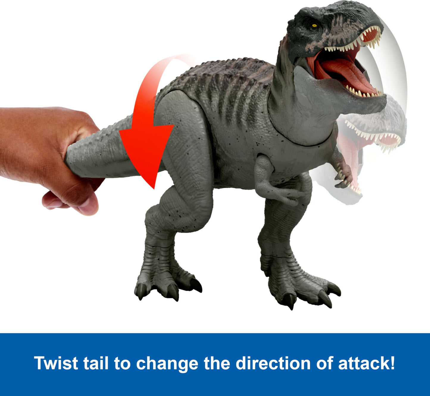 Mattel Figura de Dinosaurio Jurassic World Rebirth Tiranosaurio Rex