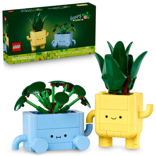 LEGO Botanicals Juguete de Construcción Happy Plants (10349)