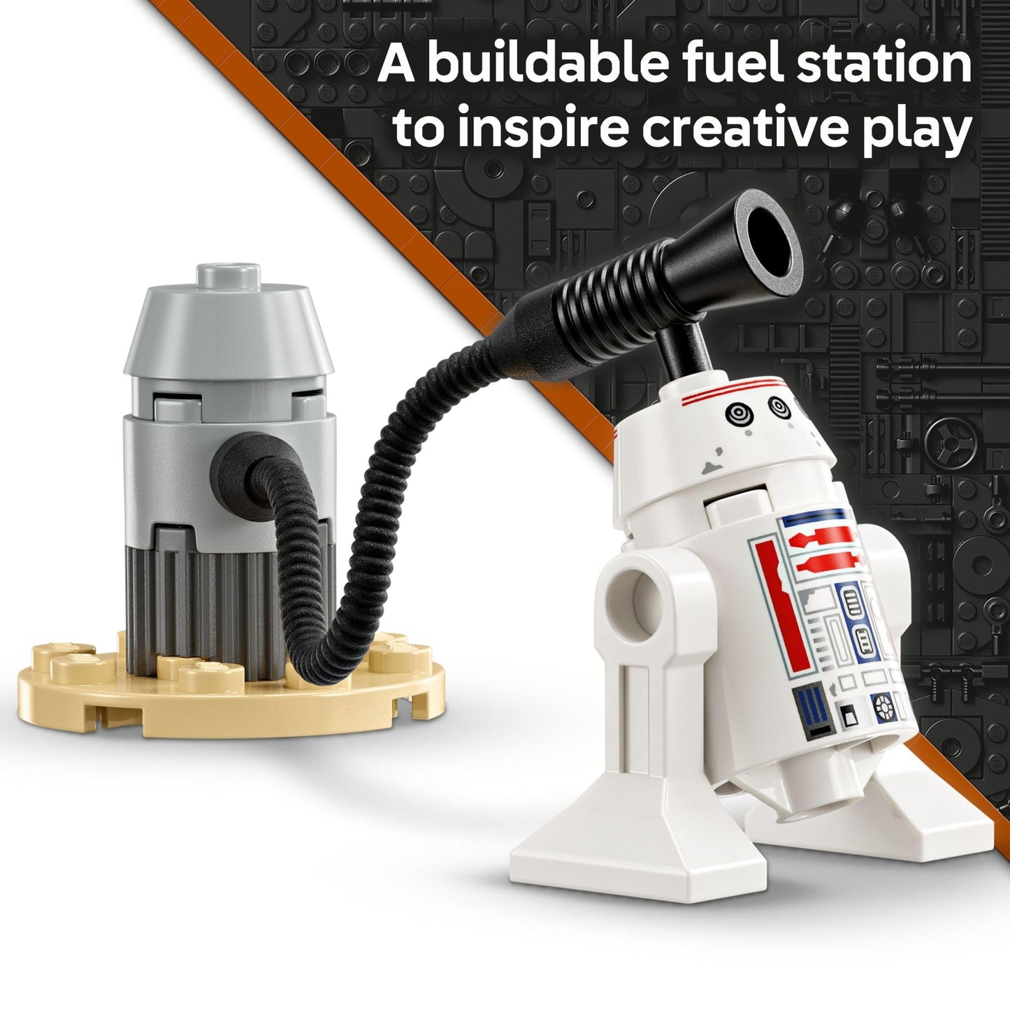 LEGO Star Wars Caza Estelar N-1 de Mando y Grogu (Modelo 75410)