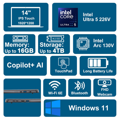acer Laptop Portátil Aspire 14 AI de 14" (1TB SSD / Win11)