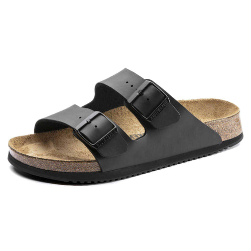 Birkenstock Arizona PROF BF Slim Black Work Shoes Sandals, black