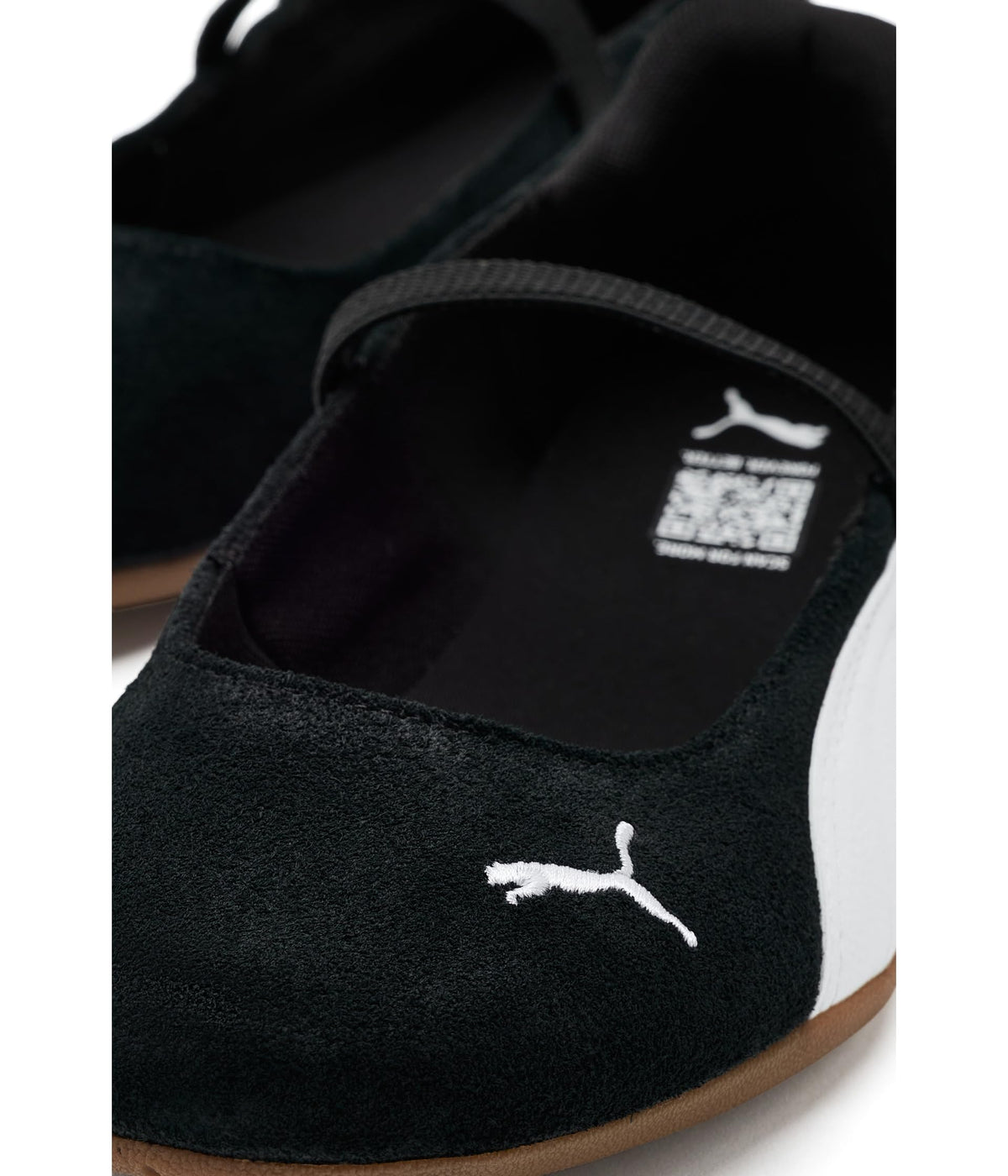 PUMA Women's Replicatch Ballet Shoes, Black- White-Gum AH26