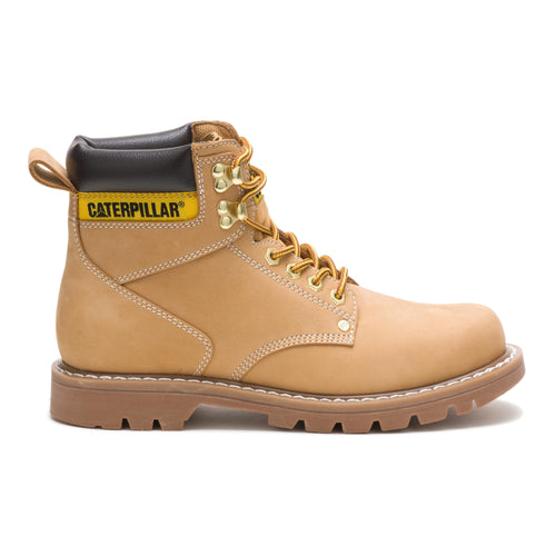 Cat Footwear Men's Second Shift Soft Toe Work Boot, Honey