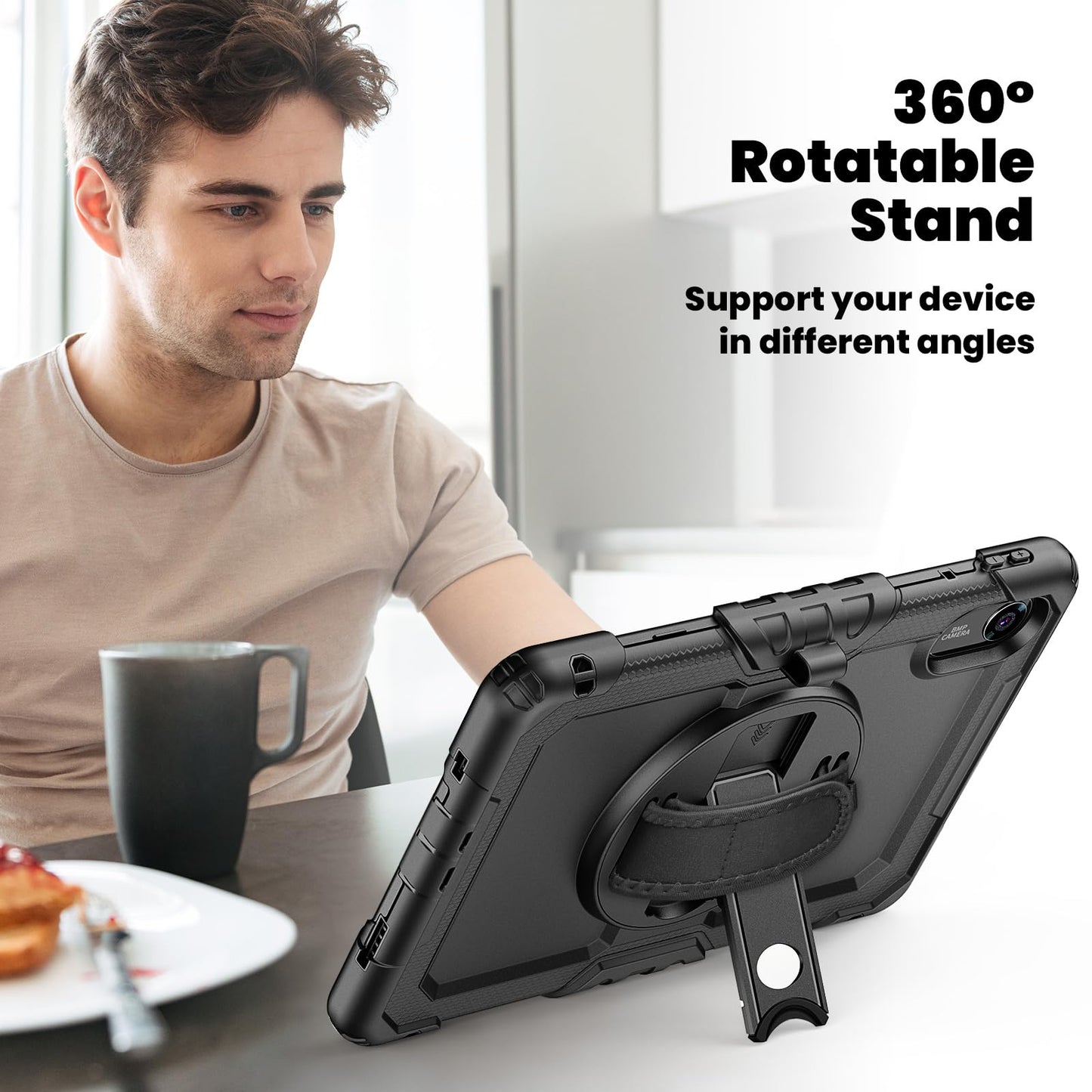 Gylint Funda para Tableta Xiaomi Redmi Pad 2 de 11 Pulgadas (Negro)