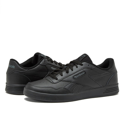 Reebok Court Advance Sneakers for Men - Casual Tennis Mens Shoes, White or Black, Core Black/Pure Grey/Core Black