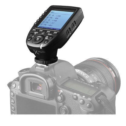 Godox XproC Xpro-C TTL Wireless Flash Trigger for Canon, 1/8000s HSS TTL-Convert-Manual Function Large Screen Slanted Design 5 Dedicated Group Buttons 11 Customizable Functions (XProC for Canon)