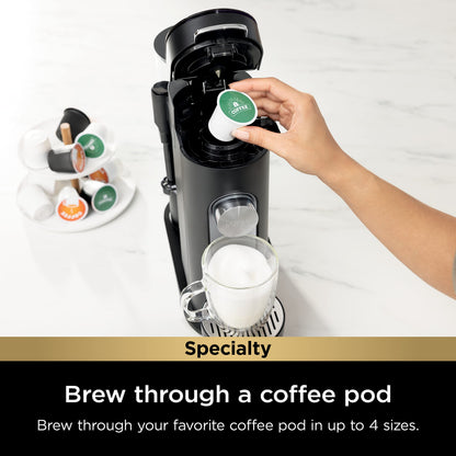 Ninja Cafetera de Especialidad Individual (Negro / Renovada)