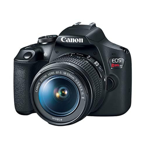Canon Cámara DSLR EOS Rebel T7 con Lente EF-S 18-55mm