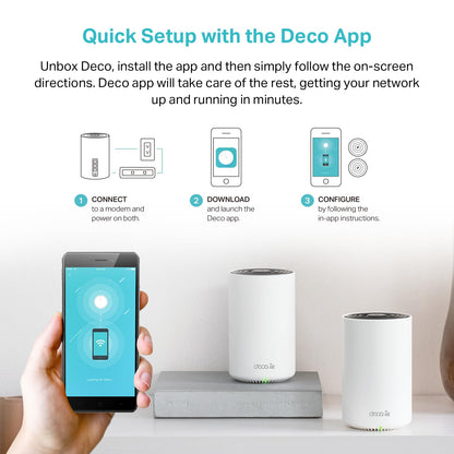 TP-Link Deco XE75 Sistema de Malla WiFi 6E Tribanda (Paquete de 3)