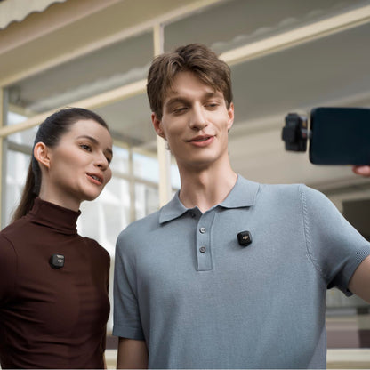 DJI Mic Mini (2 TX + 1 RX), Detail-Rich Audio, Wireless Lavalier Microphone for Camera/Android, 2-Person Vlog, Team Production