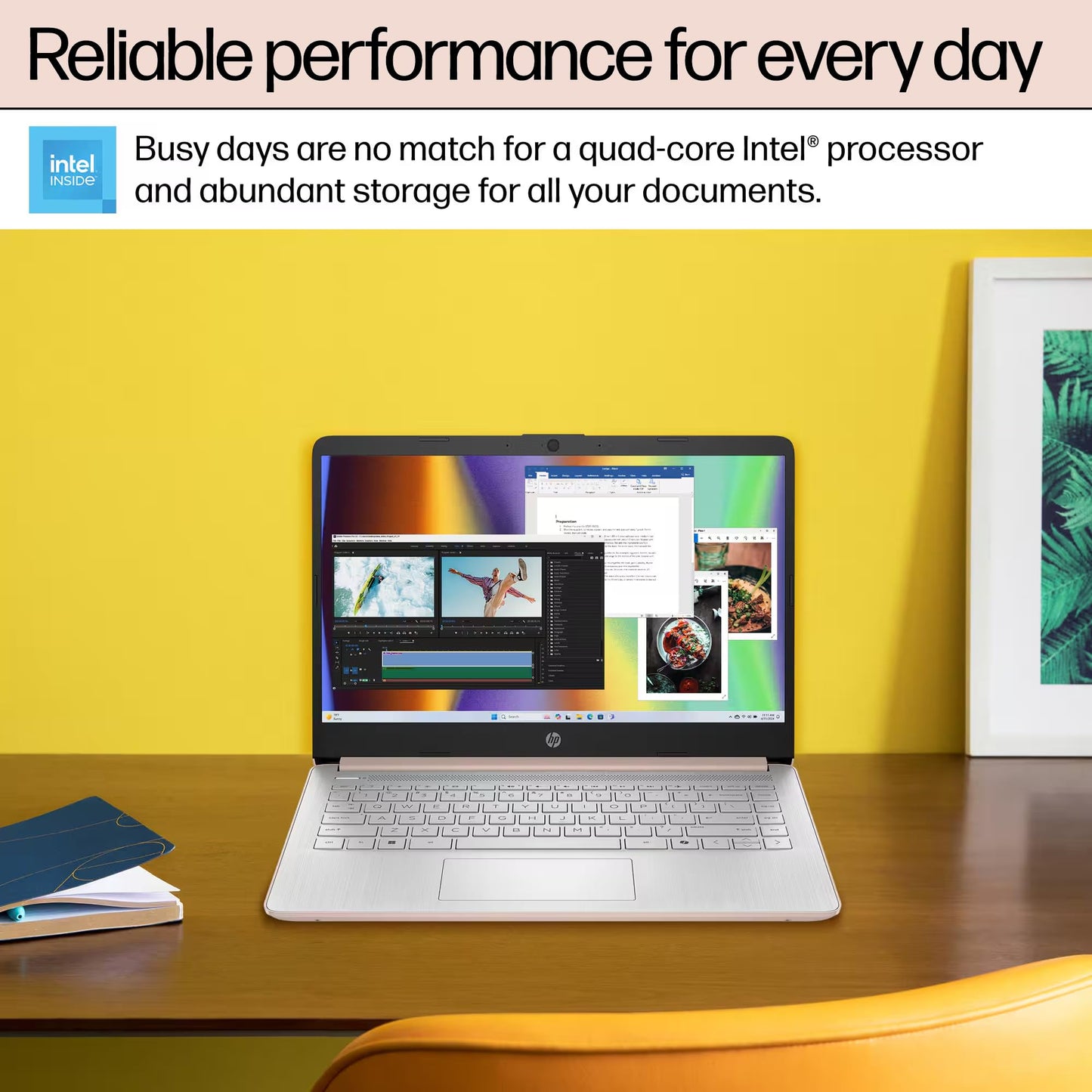 HP Laptop para Estudiantes y Negocios 14" (628GB / Rose Gold)