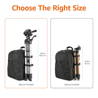 Amazon Basics 60-inch Lightweight DSLR Tripod with Bag, Black
