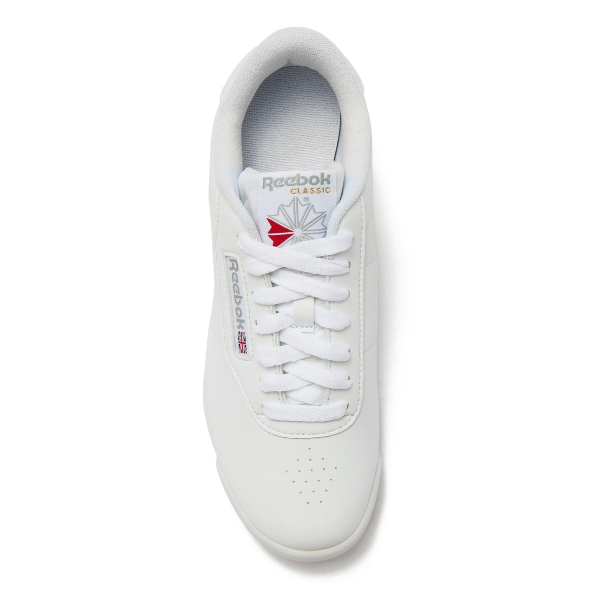 Reebok Princess Sneakers for Women, Comfortable Walking or Tennis Womens Shoes, Us-White