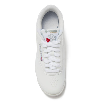 Reebok Princess Sneakers for Women, Comfortable Walking or Tennis Womens Shoes, Us-White