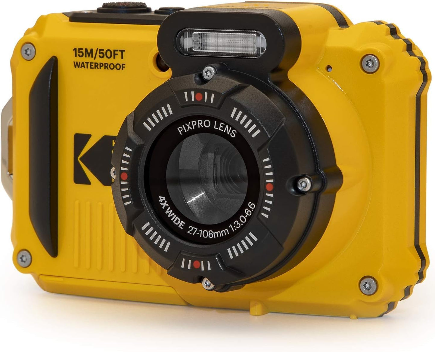 Kodak Cámara Digital Resistente PIXPRO WPZ2 (Amarillo / Paquete de 7 Artículos)