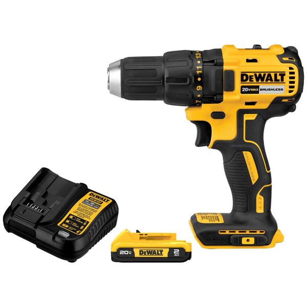 DEWALT Kit de Taladro Atornillador Inalámbrico 20V MAX (2.0 Ah / Modelo DCD777D1)