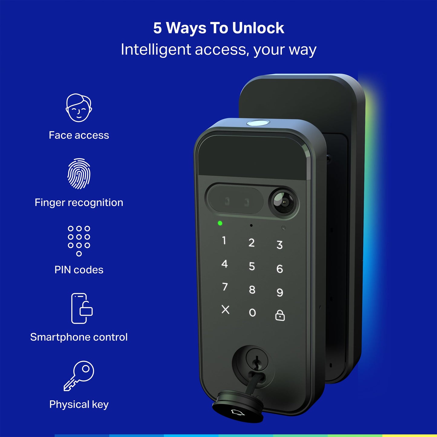 myQ Secure View™ Cerradura Inteligente 3 en 1