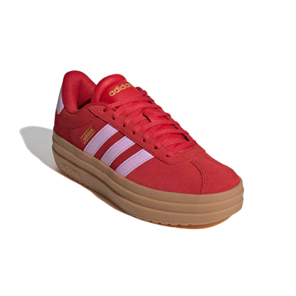 adidas Women's VL Court Bold, Better Scarlet/Bliss Lilac/Gold Metallic